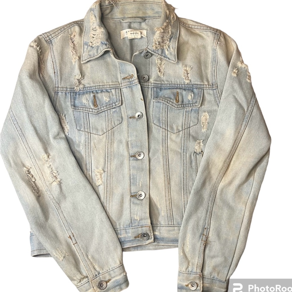 Womens CI Sono‎ Jean Jacket size small